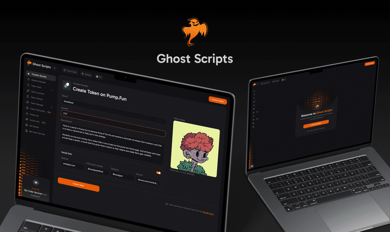 Ghost Trading Bot - Figma Design