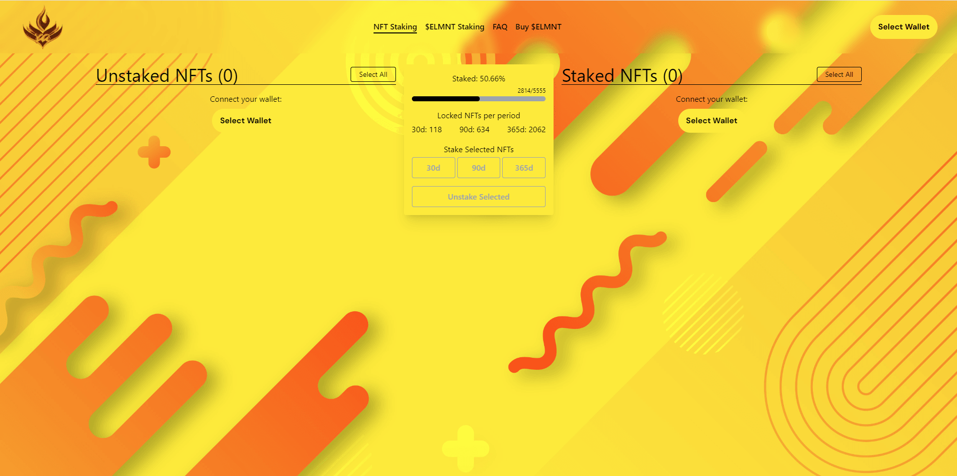 Elementals NFT Staking