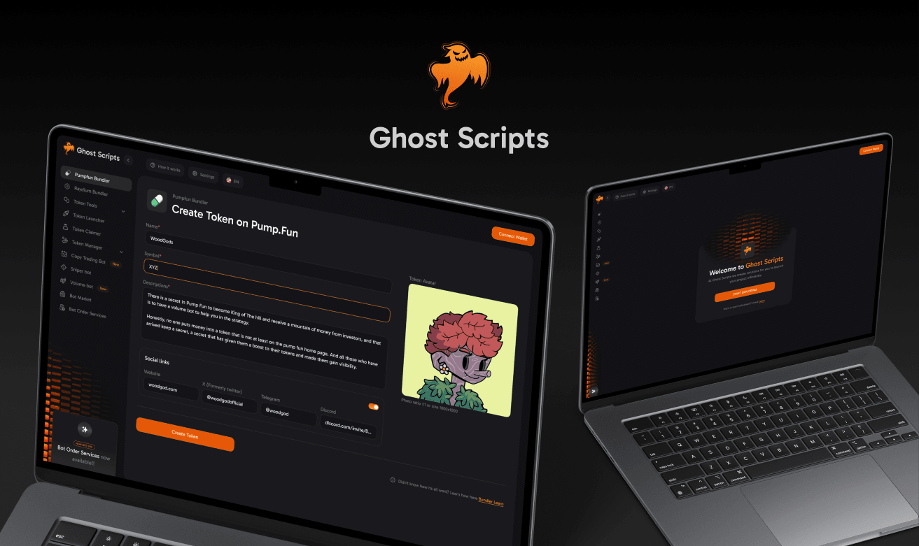 Ghost Trading Bot - Figma Design